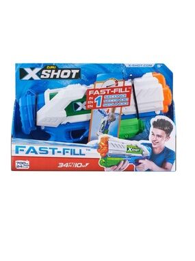 NWT‎ Zuru X-Shot Fast-Fill Water Blaster Pool Toy Water Gun Beach Summer Gift